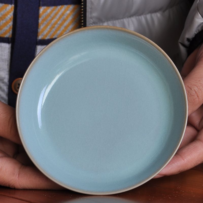 Men rửa 1: 1 Hồng Kông đấu giá 294 triệu khay trà khay trà / bộ đồ trang trí mở lò nung men xanh - Trà sứ ấm trà