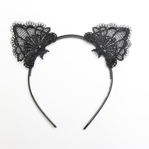 Little cat water-soluble lace Cute sexy cat ears hairband Sex underwear accessories(not only sold)