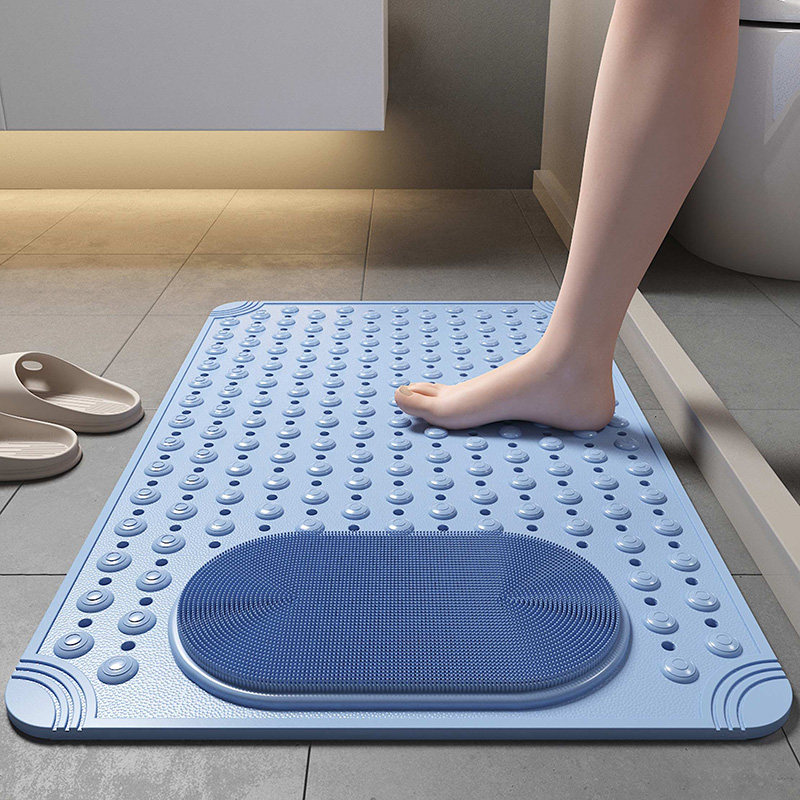 Bathroom anti-slip shower room toilet bath mat elderly child anti-fall foot cushion Sub-environmental massage floor mat-Taobao