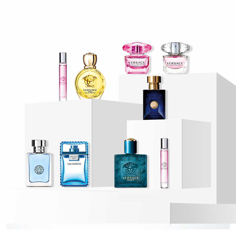 Versace Crystal Diamond Roll-On Pink Diamond Gold Diamond Eros Dylan Gentlemanly Intense Love Men's and Women's Perfume Sample Q Version