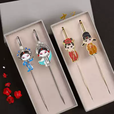 Chinese style bookmarks students complex classical with souvenir abroad to send foreigners Beijing souvenirs Peking Opera small gifts