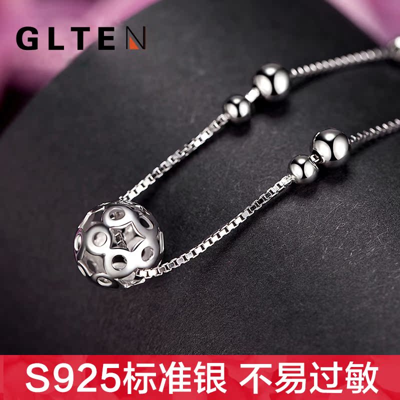 Chaine de cheville Femme GLTEN en Argenterie - Ref 3104896 Image 3
