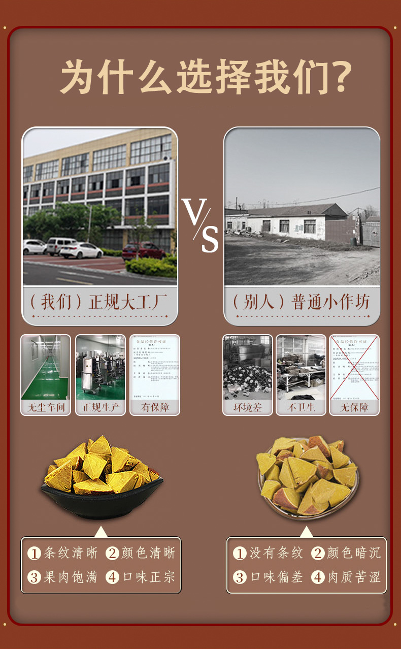 美果优品 正宗化州橘红陈年八仙果 150g*2瓶 止咳化痰润喉 图4