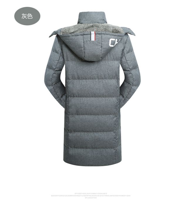 Áo khoác thể thao nam quốc gia cộng với áo dài thân dày áo khoác cotton lớn bóng đá mùa đông đào tạo quần áo cotton - Quần áo độn bông thể thao áo phao dáng dài đẹp nhất