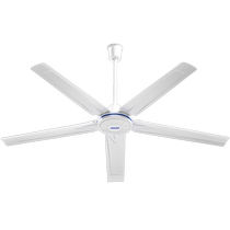 Oaks ceiling fan home remote control integrated iron leaf ceiling electric fan five-blade extended boom high wind large ceiling fan