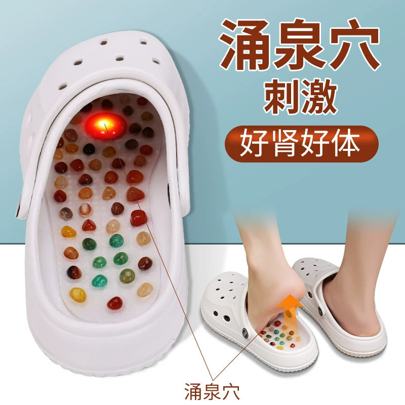 Massage Sandals for Men, Summer 2026 New Model, Women's Outdoor Anti-Odor Slip-On Clogs, Foot Acupoint Stimulation Slippers