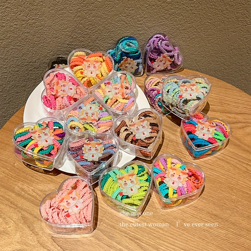 Детская безвредная резинка для волос, аксессуар для волос, не повреждает волосы