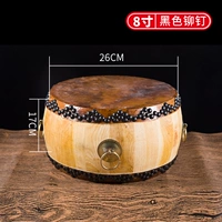 8 -INCH Circle Цветочные ногти+барабанная палка+квадратный шарф