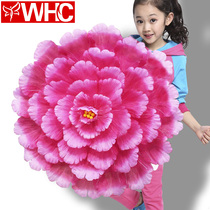 Childrens large-scale dance props Peony flower umbrella stage performance School square dance dance custom child girl