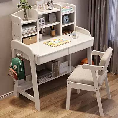 Small family lift Children's Learning Table 45cm wide economy primary and secondary school students homework bedroom solid wood desk