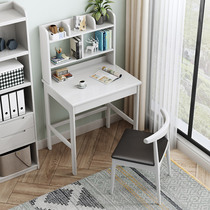 Solid wood desk small apartment simple home 45cm wide 60 70 80 long space learning writing desk computer desk