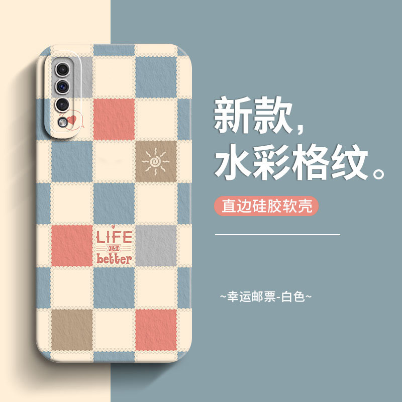 Suitable for Samsung A50S Phone Case, New Anti-Drop Full-Cover High-End Galaxy A50S Soft Rubber Creative Design Suitable for Samsung A50S Phone Case, New Anti-Drop Full-Cover High-End Galaxy A50S Soft Rubber Creative Design