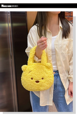 Клубника, плюшевая милая портативная сумка для выхода на улицу, Винни-Пух, премиум класс