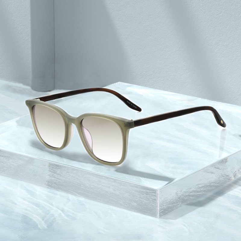 Fog Glasses Jerry Liu Dan's Same Style Sunglasses for Men, Light and Stylish, Photochromic Prescription Sunglasses for Women, Light-Colored Eyeglass Frames