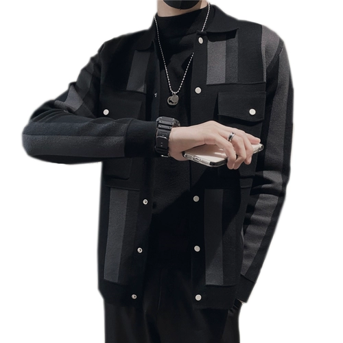 Свитер, куртка, трендовый трикотажный весенний кардиган, коллекция 2023, в корейском стиле