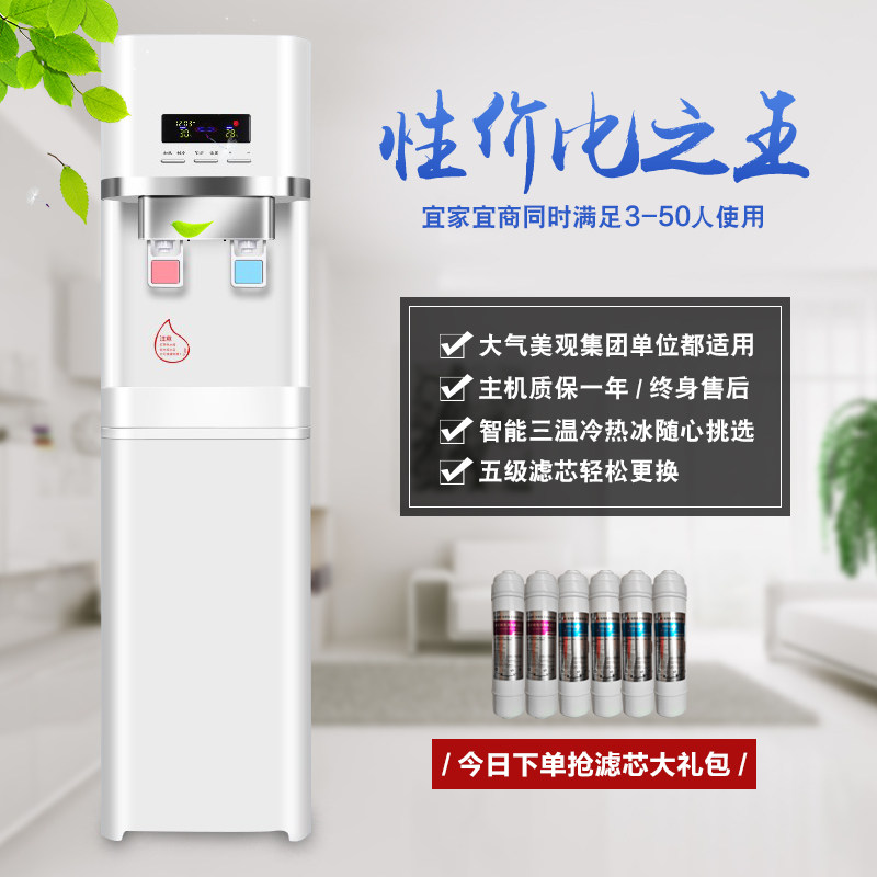 Vertical Commercial Water Purifier Home Tap Water Filter Office Factory Unit Reverse Osmosis Straight Water Dispenser