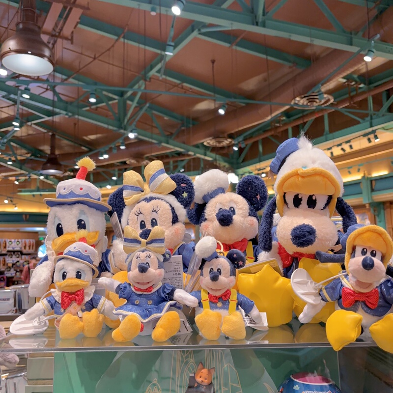 Shanghai Disney Domestic Agent 2026 Donald Duck Birthday Mickey Minnie Donald Duck Goofy Plush Doll Pendant