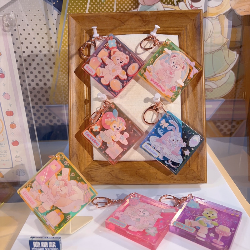 Shanghai Disney Domestic Exclusive Tsum Tsum Stellalou Linabell Jelly Summer Acrylic Keychain Shanghai Disney Domestic Exclusive Tsum Tsum Stellalou Linabell Jelly Summer Acrylic Keychain
