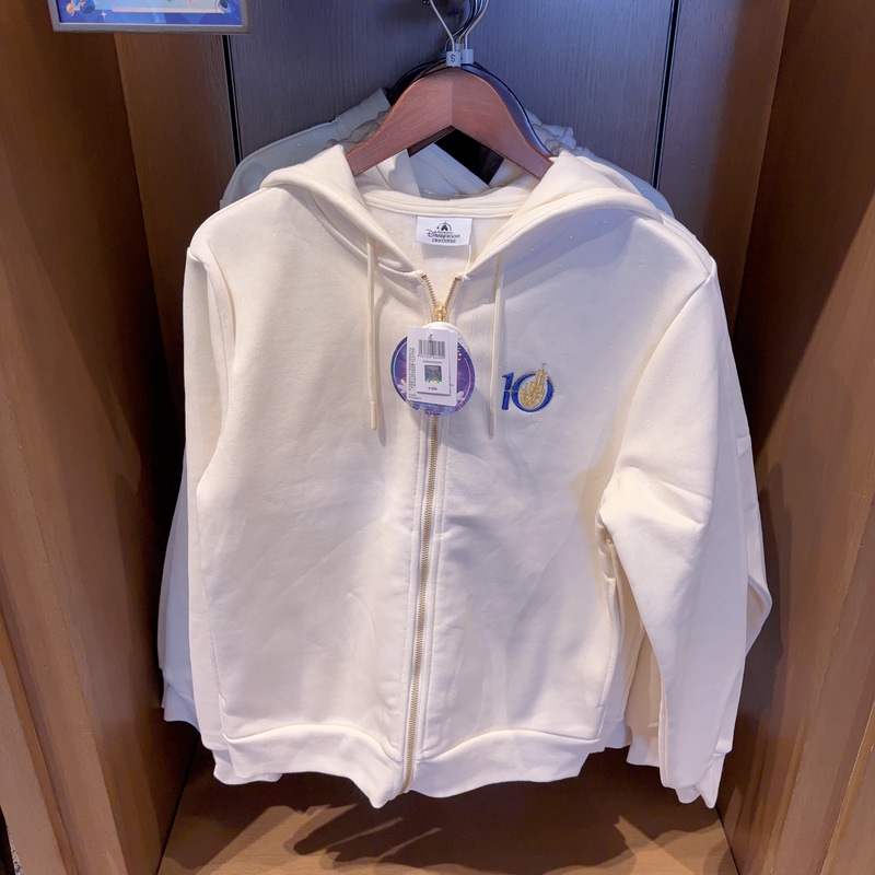 Shanghai Disney Domestic Edition 10Th Birthday Celebration Mickey and Friends Series Hooded Sweatshirt Jacket