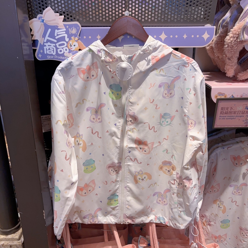 Shanghai Disney Domestic 10Th Anniversary Celebration Duffy and His Friends Lightweight Sun Protection Jacket Sunscreen Clothing
