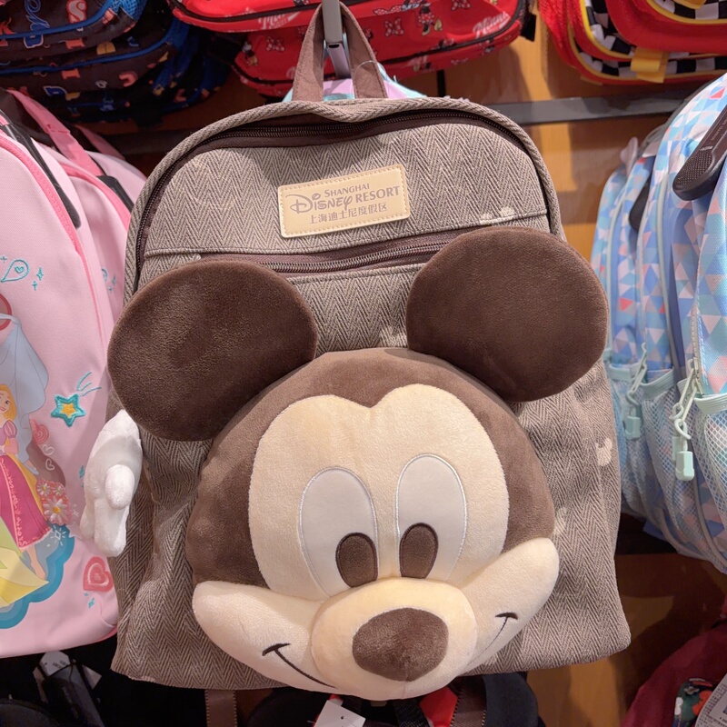 Shanghai Disney Domestic Distributor Mickey Cartoon Backpack School Bag
