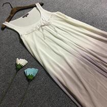 Original Single Loose Summer Sweet Beauty Wind Gradient Mesh Yarn Loose A Character Vest Skirt Sleeveless Dress With Inner Lining Woman