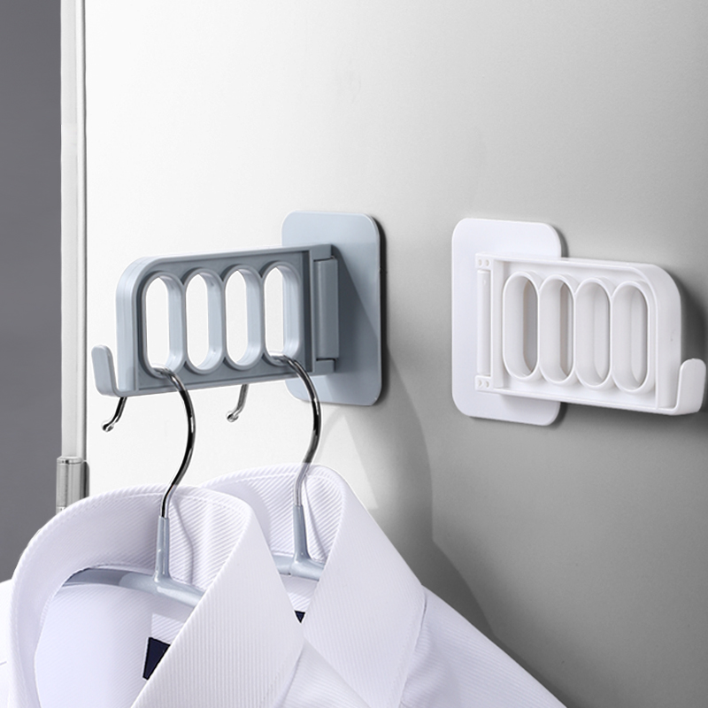 Door Bathroom Bathroom Wardrobe Free Punched Adhesive Hook PowerPowerUntracked Nail-free Adhesive Creative