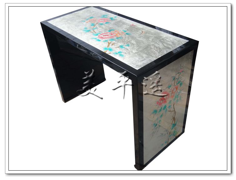 BM hoa mẫu đơn chim một số đồ nội thất sơn mài Pingyao dải tùy chỉnh bàn sơn bàn sách trường hợp câu lạc bộ đồ nội thất - Bàn / Bàn bàn sofa gỗ