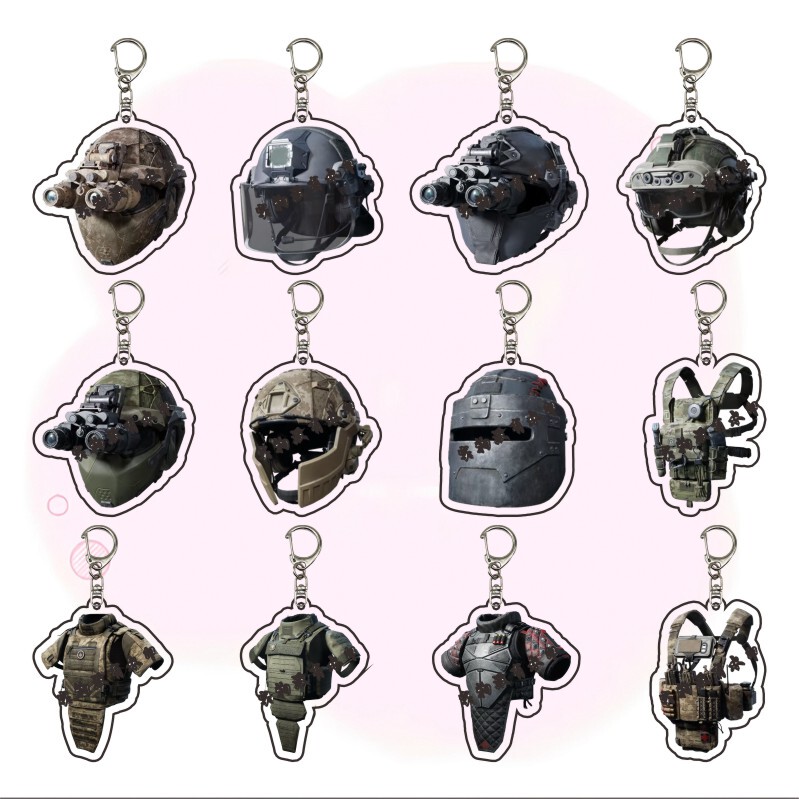 Delta Operation Acrylic Keychain Pendant Game Peripheral High-End Equipment Backpack Accessories Gift for Friends Delta Operation Acrylic Keychain Pendant Game Peripheral High-End Equipment Backpack Accessories Gift for Friends