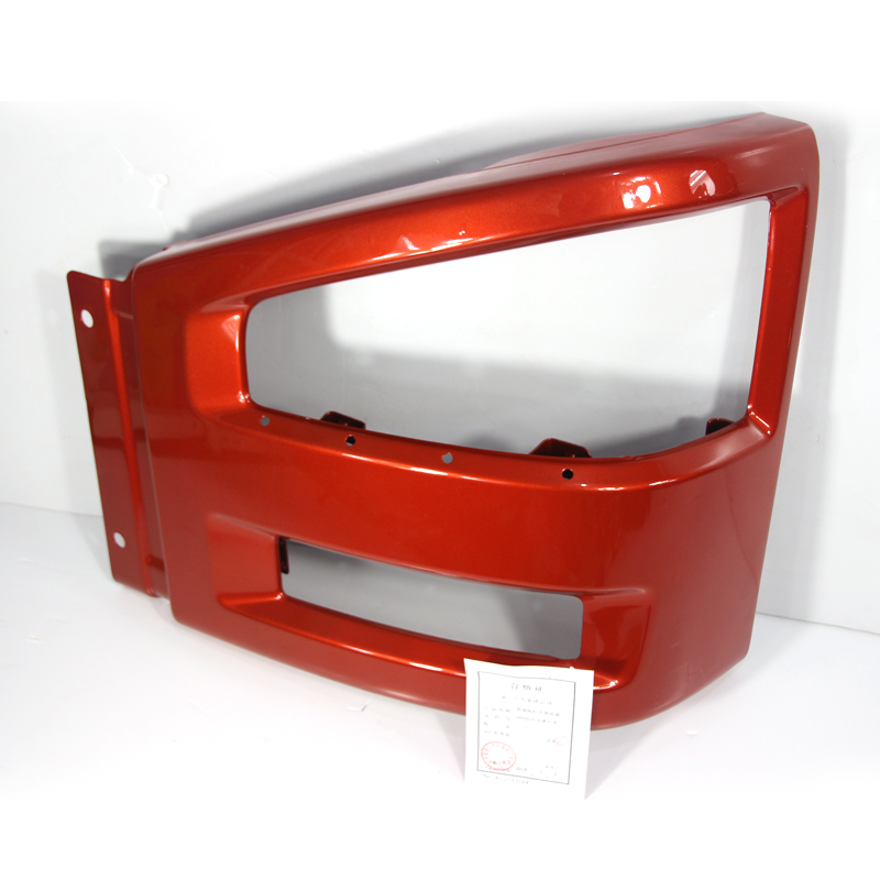 Suitable for the new Jiefang J6 accessories pilot version bumper headlight frame left and right section flame red envelope angle lampshade