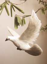 Animal model simulation Pigeon Pigeon Pigeon feather mall decoration photography teaching props pet toys