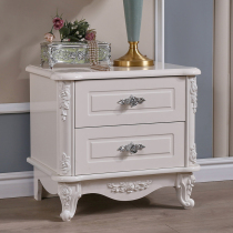 New bedside table European-style paint bedside cabinet simple bedroom locker small apartment light luxury ivory white small corner cabinet