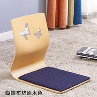 Бабочка тканевая подушка оригинальный деревянный цвет