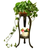 Железная подставка для цветов из цельного дерева, подставка для бонсай, балкон, украшение для дома, имитация цельного дерева, классический дом, комната с одним растением, пол в гостиной