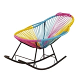 Синяя детская современная простая качалка в обеденный перерыв