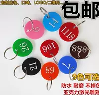 Металлическое кольцо+карта 1-20 (одна сторона)