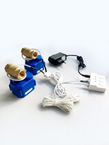 Commercial and residential 2 household leak alarm WLD-805 4 in charge double valve control belt 6 m induction line DN15 * 2