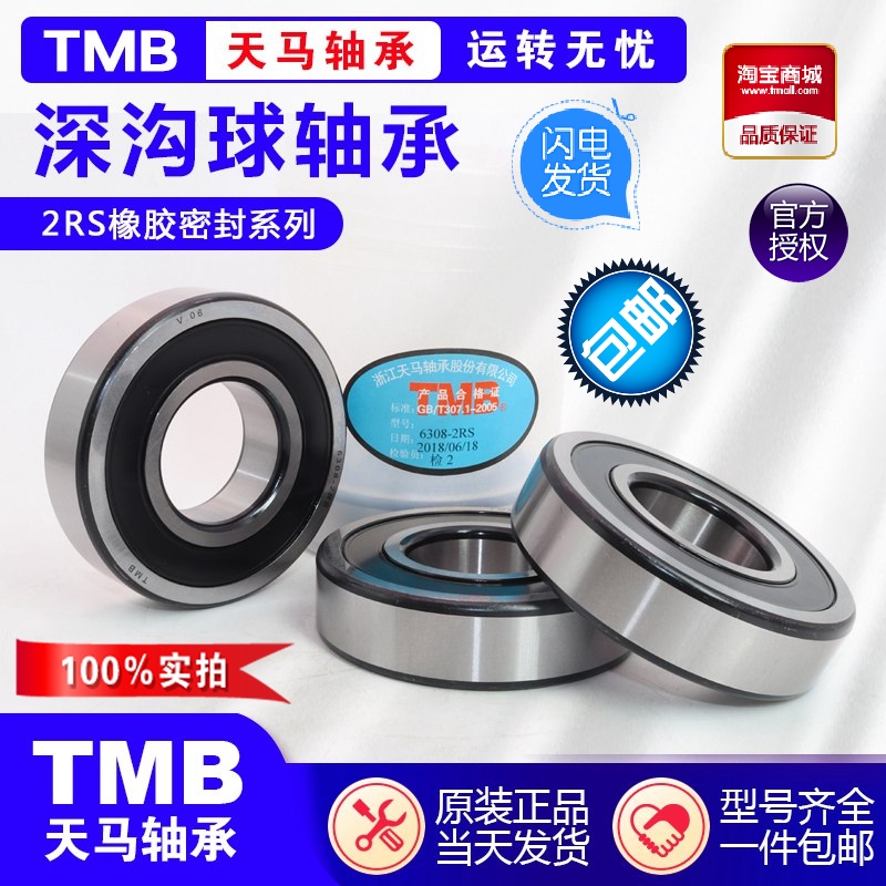 Tianma high speed motor bearing 6200 6201 6202 6203 6204 6205 6206 6308ZZ