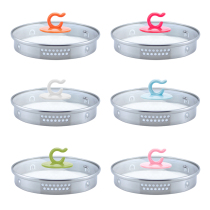 Health Preserving Pot High Boron Silicon Thickened Glass High And Low Feet Cooking Tea Ware Black Tea Flower Tea Lid