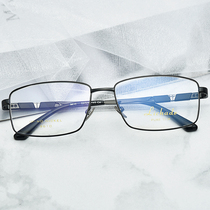 Richards big square frame big face special ultra-light pure titanium full frame with myopia glasses mens business with hyperopia frame