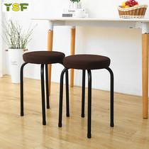 YSF's family used a bench restaurant stool to dress up round and thicken the mat stool of the modern restaurant dormitory temporary stool