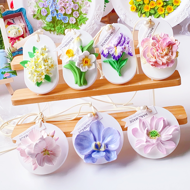 Aromatherapy Plaster Plaque Blank DIY Graffiti Painting Coloring 3D Relief Painting Lotus Team Building Activity Aromatherapy Plaster Plaque Blank DIY Graffiti Painting Coloring 3D Relief Painting Lotus Team Building Activity