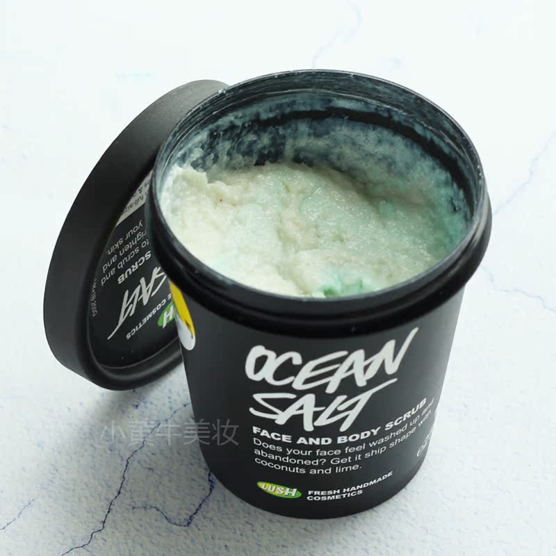 Spot United Kingdom Lush Ocean Crystal Scrub 250G Face Facial Exfoliating Dead Skin Ocean Salt tẩy tế bào chết cafe