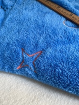 Embroidered thickened double-sided flannel fabric plush cloth pajamas coral fleece blanket home clothing fabric autumn and winter