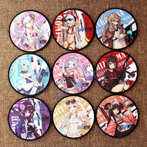 Azur Files Azur Lane personnage périphérique imprimé tampon Velcro brassard moral bidimensionnel autocollant personnalisé pour sac à dos