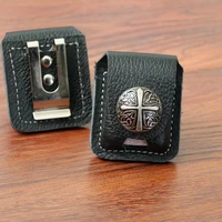 Белая черная кожа кросс -тканевая пряжка ткани