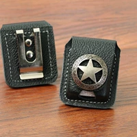Рисовая белая черная кожаная серебряная пятерка звезда