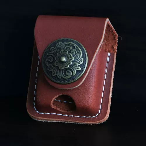 Зажигалка на керосине, чехол, кожаные универсальные джинсы с начесом, из натуральной кожи