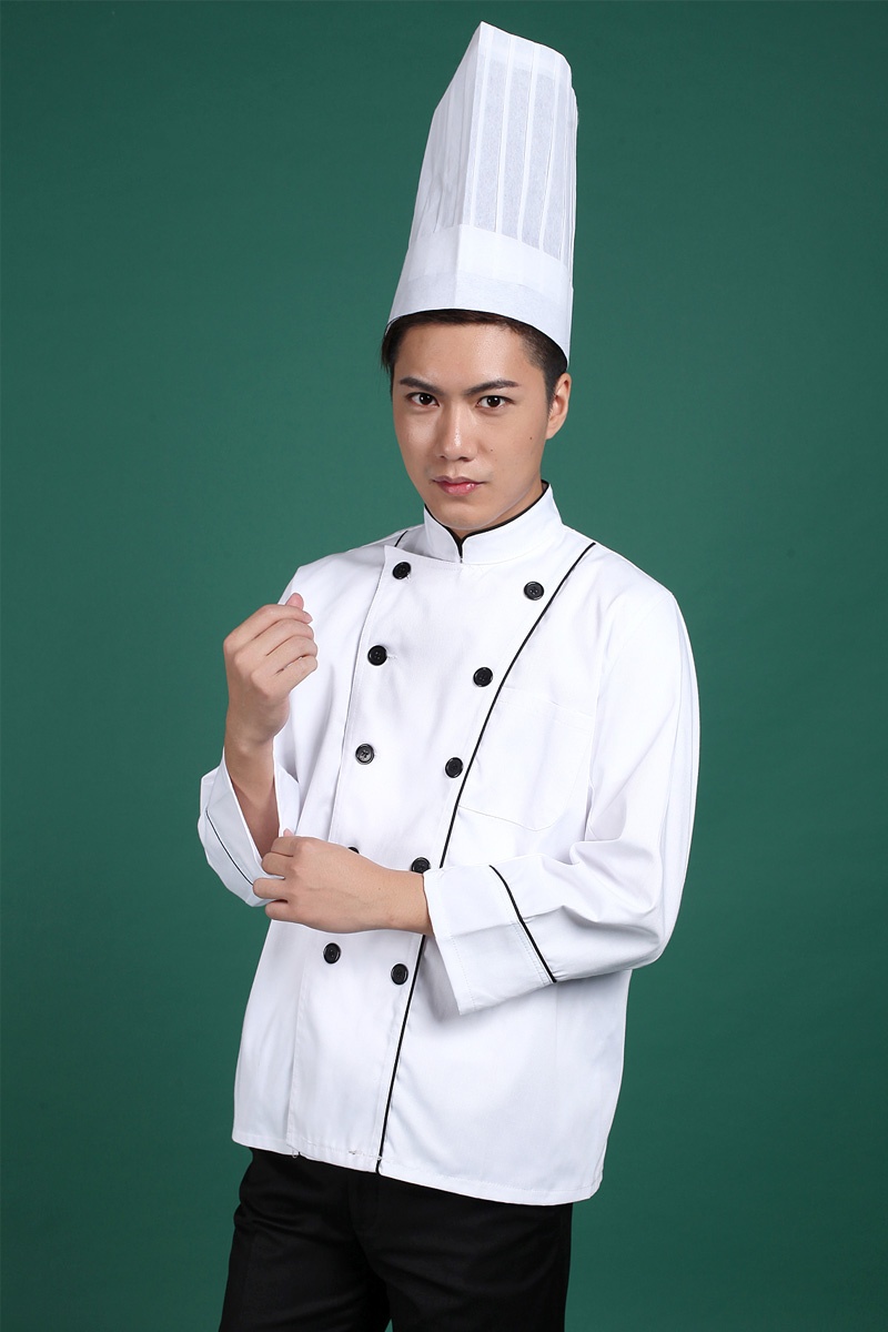 Veste chef cuisinier en coton - Ref 1908262 Image 46