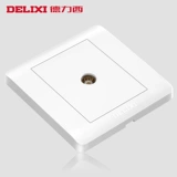 [Super Signal] Delixi Switch Speat Sweat Sweatch Panel Panel Panel Cable Cable TV розетка